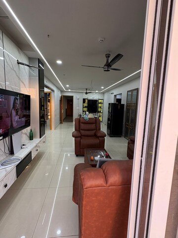 Balcony in 3 BHK Apartment at Lansum Etania, Gachibowli – for Rent