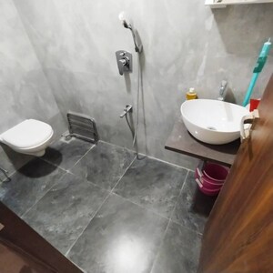 Bathroom in 2 BHK Apartment at Chaitanya Anand Lunkhod CHSL, Andheri West – for Rent