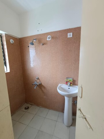 Bathroom in 3 BHK Apartment at Siddhivinayak Shubhashree Residential, Akurdi – for Rent