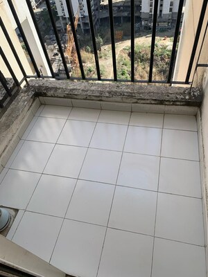 Balcony in 2.5 BHK Apartment at Nirala Aspire, Panchsheel Green – for Rent