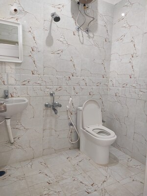 Bathroom in 1 BHK Apartment at Mahadevpura – for Rent