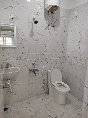 Bathroom in 1 BHK Apartment at Mahadevpura – for Rent
