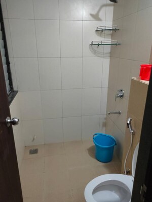 Bathroom in 2 BHK Apartment at Shapoorji Pallonji Joyville Hinjewadi, Hinjewadi – for Rent