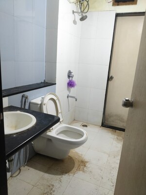 Bathroom in 2 BHK Apartment at Shapoorji Pallonji Joyville Hinjewadi, Hinjewadi – for Rent