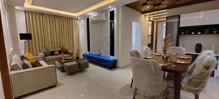 Living Room, mrs-hi-greens 3 Bedroom 1850 Sq.Ft. Apartment In Kishanpura Zirakpur 9272317