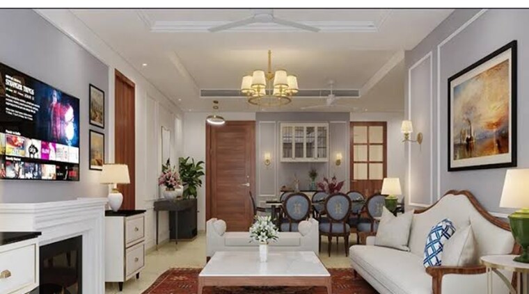 Living Room, hero-homes-gurgaon 3.5 Bedroom 2800 Sq.Ft. Apartment In Sector 104 Gurgaon 9272391