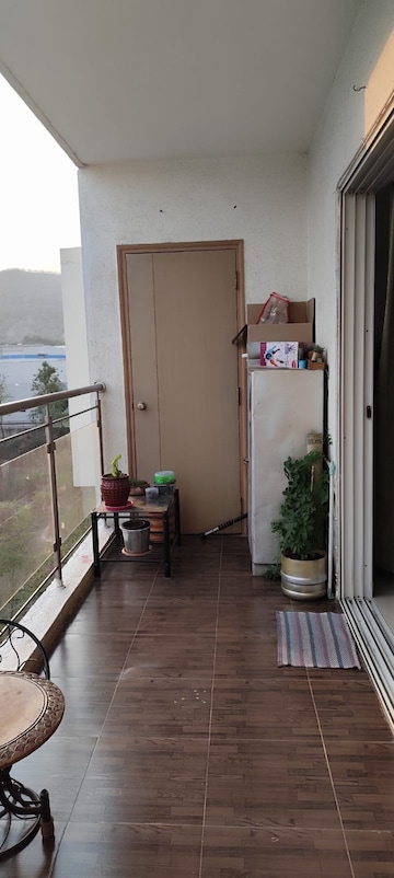 Balcony in 2 BHK Apartment at The Chatterjee The Crown Greens, Hinjewadi – for Rent