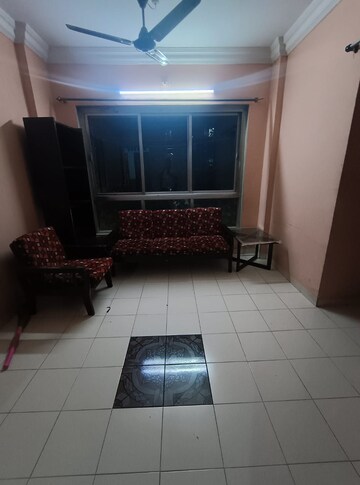 Living Room in 1 BHK Apartment at Kopar Khairane – for Rent