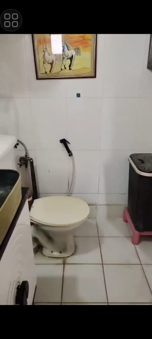 Bathroom in 3 BHK Apartment at Angel Mercury, Vaibhav Khand – for Sale