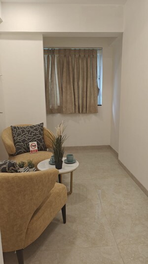 Living Room in 1 BHK Apartment at Shreem Shree Krishna, Powai – for Sale