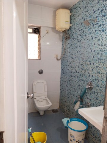 Bathroom in 1.5 BHK Apartment at Madhav Palacia, Ghodbunder Road – for Rent