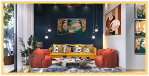 Living Room in 2 BHK Apartment at Anjuna – for Sale