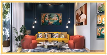 Living Room in 2.5 BHK Apartment at Anjuna – for Sale