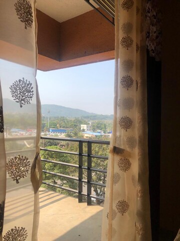 Balcony in 2 BHK Apartment at Om Manusmruti  CHS, Thane West – for Rent