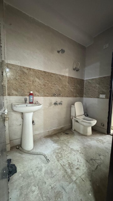 Bathroom in 2 BHK Builder Floor at Chattarpur – for Rent