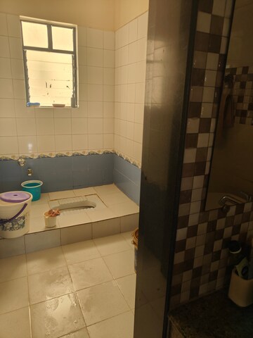 Bathroom in 3 BHK Apartment at Radhai Nagari Apartments, Pimple Saudagar – for Rent
