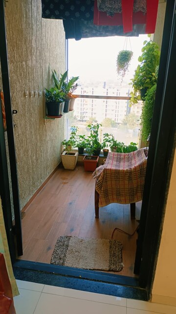 Balcony in 2 BHK Apartment at Samarthshree Riverine Greens, Pashan – for Rent