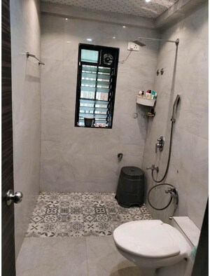 Attached Bathroom in 2 BHK Apartment at VFVA Towers, Majiwada – for Sale