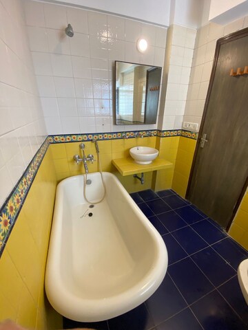 Bathroom in 2 BHK Apartment at Venus CHS Worli, Worli – for Rent