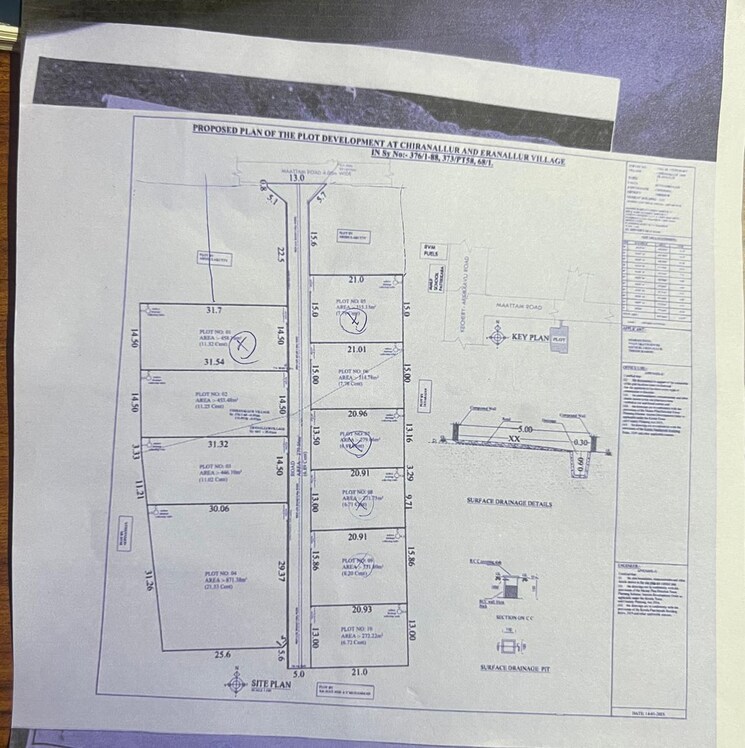 Room, kechery  8712 Sq.Ft. Plot In Kechery Thrissur 9272901