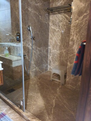 Bathroom in 4 BHK Builder Floor at Greater Kailash I – for Rent