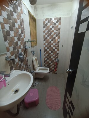 Bathroom in 1 BHK Apartment at Silicon Park, Malad West – for Rent
