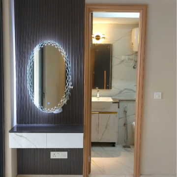 Attached Bathroom in 2 BHK Apartment at M3M Heights, Sector 65 – for Rent