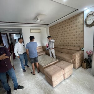 Living Room in 3 BHK Builder Floor at Kalkaji – for Sale