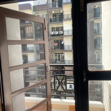 Balcony in 3 BHK Apartment at Maya Garden City, Nagla Road – for Sale