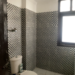 Bathroom in 3 BHK Apartment at Maya Garden City, Nagla Road – for Sale