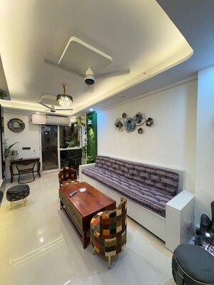 Living Room in 2 BHK Apartment at Signature The Millennia 2, Sector 37d – for Rent