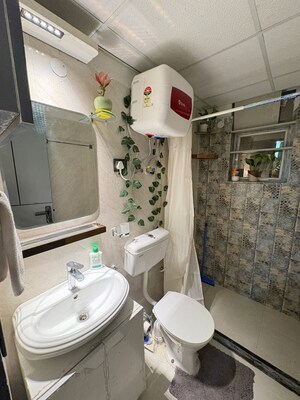 Bathroom in 2 BHK Apartment at Signature The Millennia 2, Sector 37d – for Rent