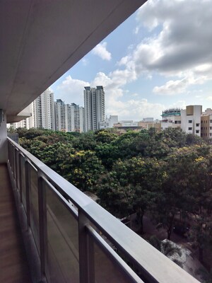 Balcony in 1 BHK Apartment at Amanora Gateway Towers, Hadapsar – for Rent