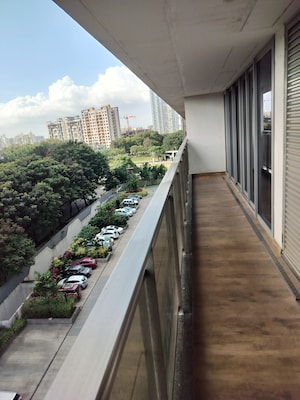 Balcony in 1 BHK Apartment at Amanora Gateway Towers, Hadapsar – for Rent