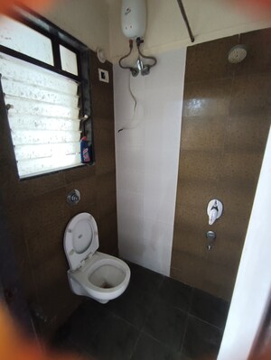 Bathroom in 1 BHK Apartment at Bliss Niketan, Malad West – for Rent