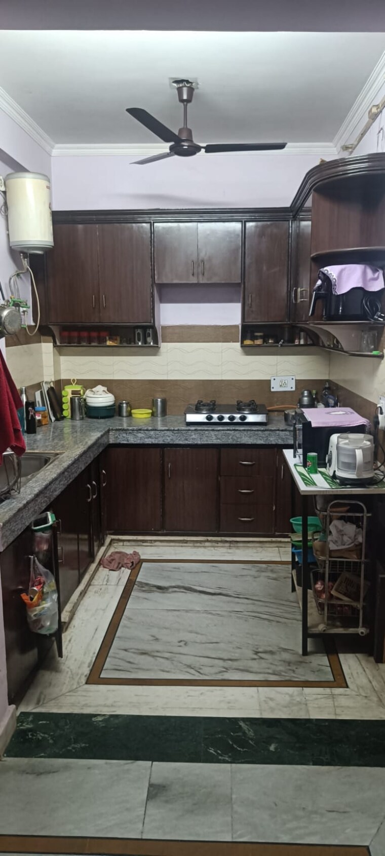 Kitchen, omaxe-gurgaon-mall 2 Bedroom 1000 Sq.Ft. Apartment In Sector 49 Gurgaon 9273365