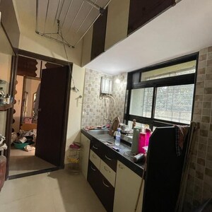 Kitchen in 1 BHK Apartment at Vrindavan CHS Worli, Siddharth Nagar – for Rent