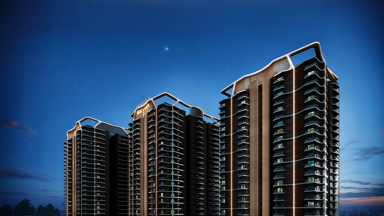 3 BHK + Servant Room 3140 Sq.Ft. Apartment in Rajapushpa Skyra