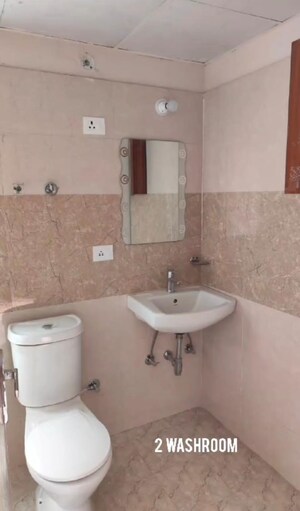 Bathroom in 2 BHK Apartment at Gurgaon Dreamz, Sector 7 – for Rent