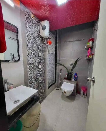 Bathroom in 1 BHK Apartment at Ramdev Park, Mira Road – for Sale