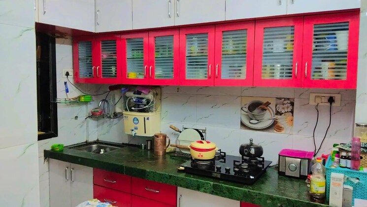 Kitchen, talav pali 1 Bedroom 550 Sq.Ft. Builder Floor In Talav Pali Thane 9273756