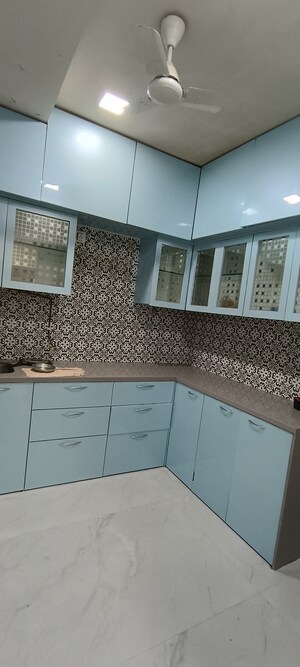 Kitchen in 2 BHK Apartment at Runwal Garden City, Balkum Pada – for Sale