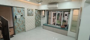 Living Room in 2 BHK Apartment at Runwal Garden City, Balkum Pada – for Sale
