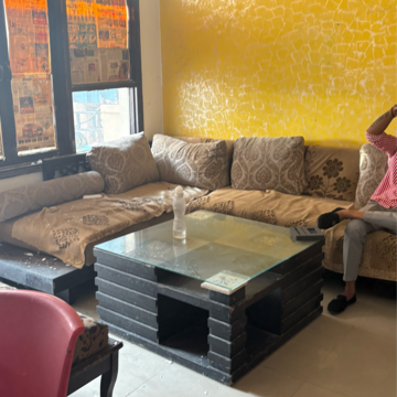 Living Room in 2 BHK Apartment at SRS Residency, Sector 88 – for Rent