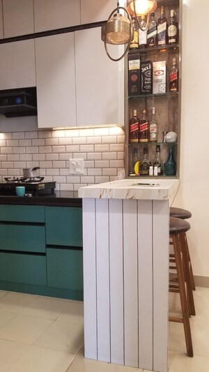 Kitchen in 3 BHK Apartment at Gaur Sportswood, Sector 79 – for Rent