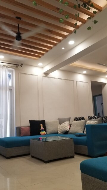 Living Room in 3 BHK Apartment at Gaur Sportswood, Sector 79 – for Rent