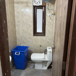 Bathroom in 2 BHK Builder Floor at Ignou Road – for Rent