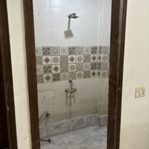 Bathroom in 2 BHK Builder Floor at Ignou Road – for Rent