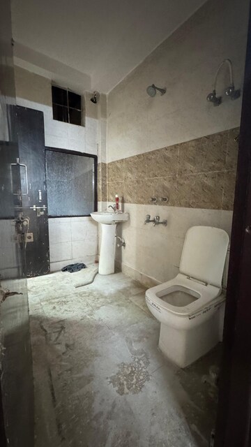 Bathroom in 2 BHK Builder Floor at Chattarpur – for Rent