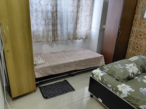 Master Bedroom in 1 BHK Apartment at Ghansoli – for Rent